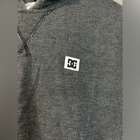 DC dark grey /black men’s hoodie - Picture 4 of 6